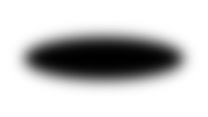Realistic black drop shadow effect with ellipse shape. Blurred glowing drop shadow for attractive designs. Vector illustration. © LionStudio