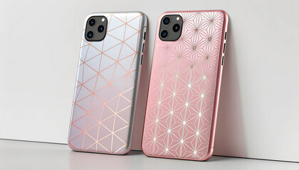 Modern Mobile Device Cases with Elegant Geometric Patterns