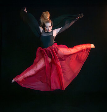 Scherensprung der Ballerina