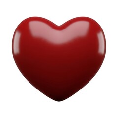 Fototapeta premium A shiny red heart