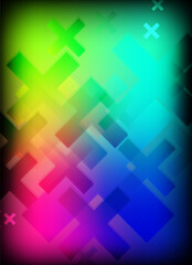 Flat vector. Minimal geometric background. Dynamic shapes composition. Eps10 vector.