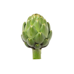 Fototapeta premium Artichoke isolated on transparent background