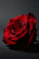 Luxury Red Rose Close Up for Valentine
