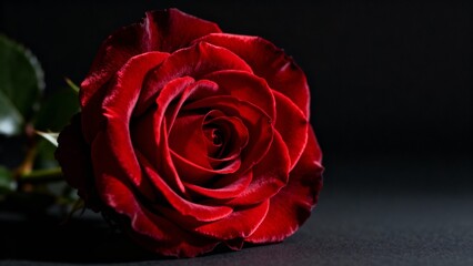Luxury Red Rose Close Up for Valentine