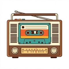 retro audio cassette