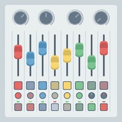 vector illustration of a set of buttons