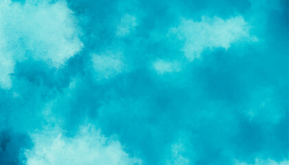 Turquoise Watercolor Abstract Background Texture