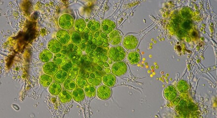 Algal division regulated by fungal nutrient supply
