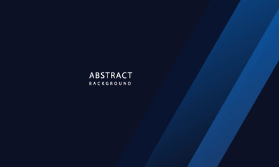 Obraz premium Dark blue modern business abstract background. Vector illustration design for presentation, banner, cover, web, flyer, card, poster, wallpaper,