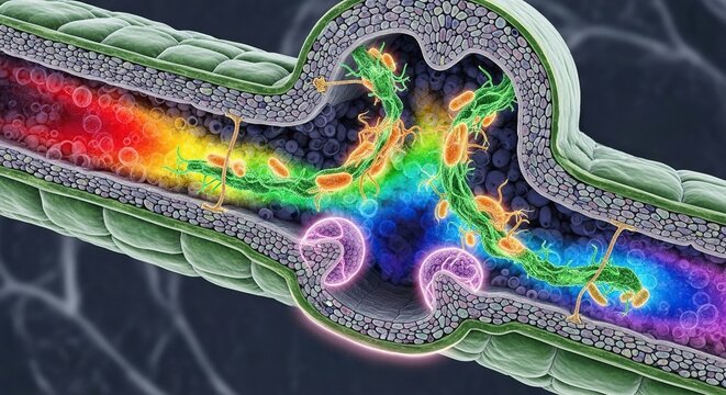 Endophytes modifying internal plant hormone gradients