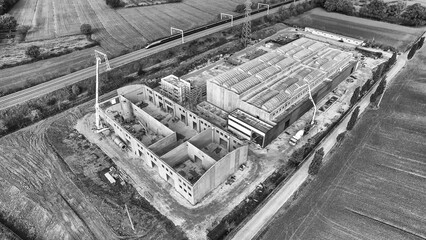 Construction Site Preparation and Foundation Work Begin