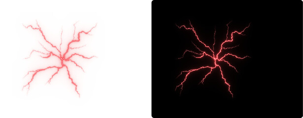 Thunder bright light effect