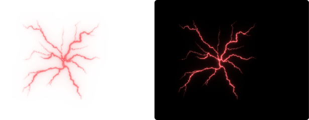 Thunder bright light effect
