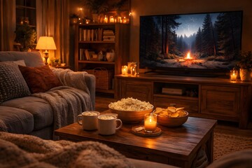 fireplace in living room