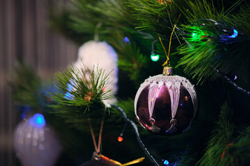 Christmas tree decoration winter event