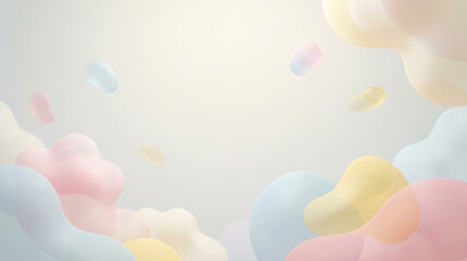 Surreal Gravity-Free Abstract Background