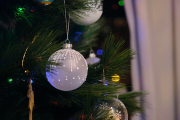 Christmas tree decoration winter event