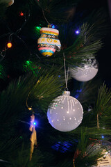 Christmas tree decoration winter event