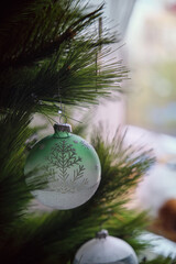 Christmas tree decoration winter event