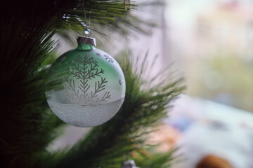 Christmas tree decoration winter event