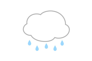 雨雲のアイコン
