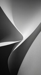 Abstract Black And White Geometric Design