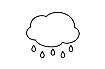 雨雲のアイコン
