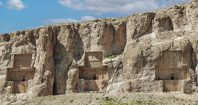 Naqsh-e Rostam, Iran - one of the most important archeological site in Iran, located right beside Persepolis, Naqsh-e Rostam is an amazing necropolis. Here in particular its rock reliefs