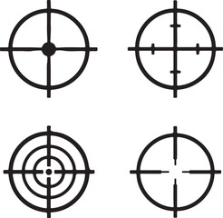 Crosshair aim target vector transparent