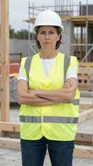 Construction Site Foreman Portrait
