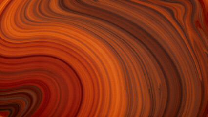 Abstract Orange and Red Fluid Art