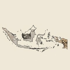 vector illustration of a map