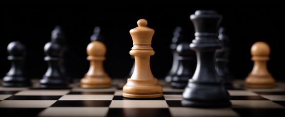 a clever chessboard showcases the intricacies of strategic moves and choices