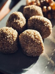 아시아 음식 깨찰떡, 간식