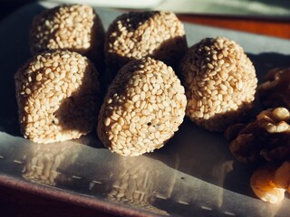 아시아 음식 깨찰떡, 간식