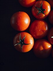 신선한 유기농 채소 빨간 토마토