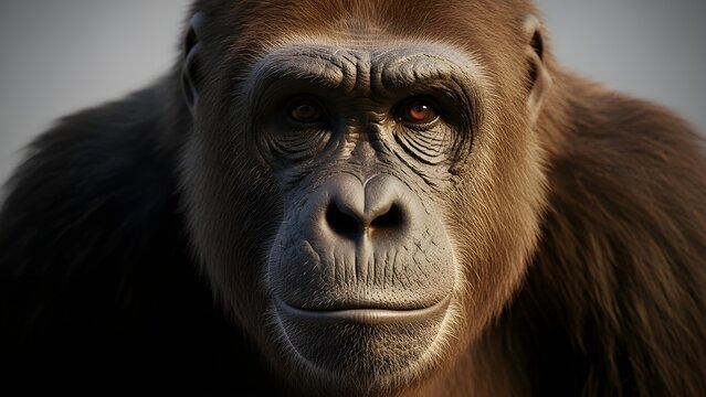 Mono chimpanc&eacute; aislado en blanco