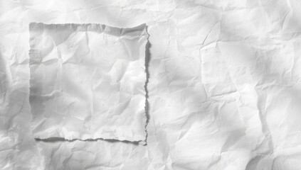 Old grunge ripped torn vintage collage posters and placard background with crumpled white paper texture for layout use