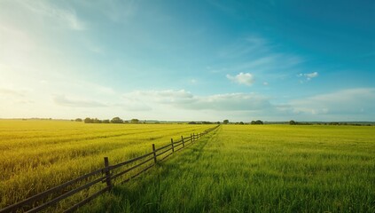Clear blue sky with scattered clouds, ideal for website header or presentation backdrop