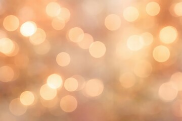 Fototapeta premium Warm blurred bokeh background featuring soft light reflections