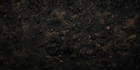 Ground soil with textured surface serving as a background for UI or editorial layouts, Earth Day