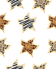  A pattern of various beautiful colors on a white background.