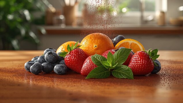 A selection of flavonoid-rich foods, highlighting their role in heart health and disease prevention, Nutrition Awareness Month