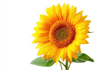 Obraz premium Bright Yellow Sunflower With Water Drops