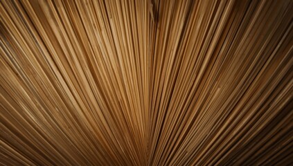 Obraz premium Close-up of dry palm leaf surface used as background texture for graphic design