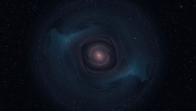 Starry sky with nebula and cosmic details, ideal for editorial header background, World Space Day