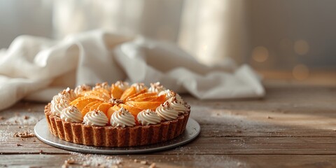 Sweet treat featuring warm brown hues, ideal for culinary layout or menu background