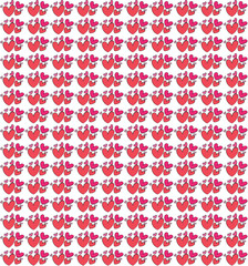 seamless pattern with hearts