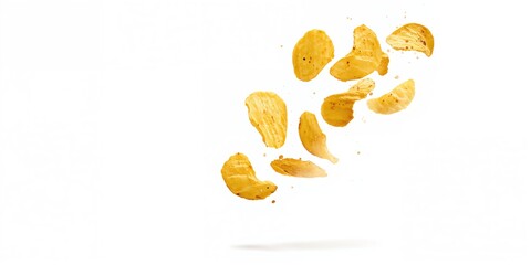 Potato slices prepared for frying, highlighting food processing techniques and safety measures