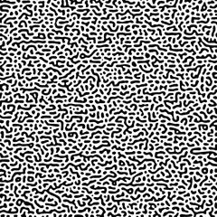 Organic black and white turing pattern texture